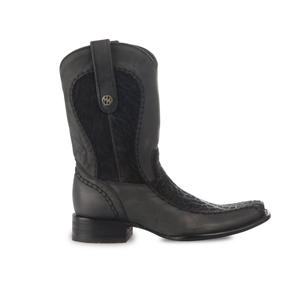 Bota Montana Dubai 214 Rodeo Cuello De Toro Suede Negro