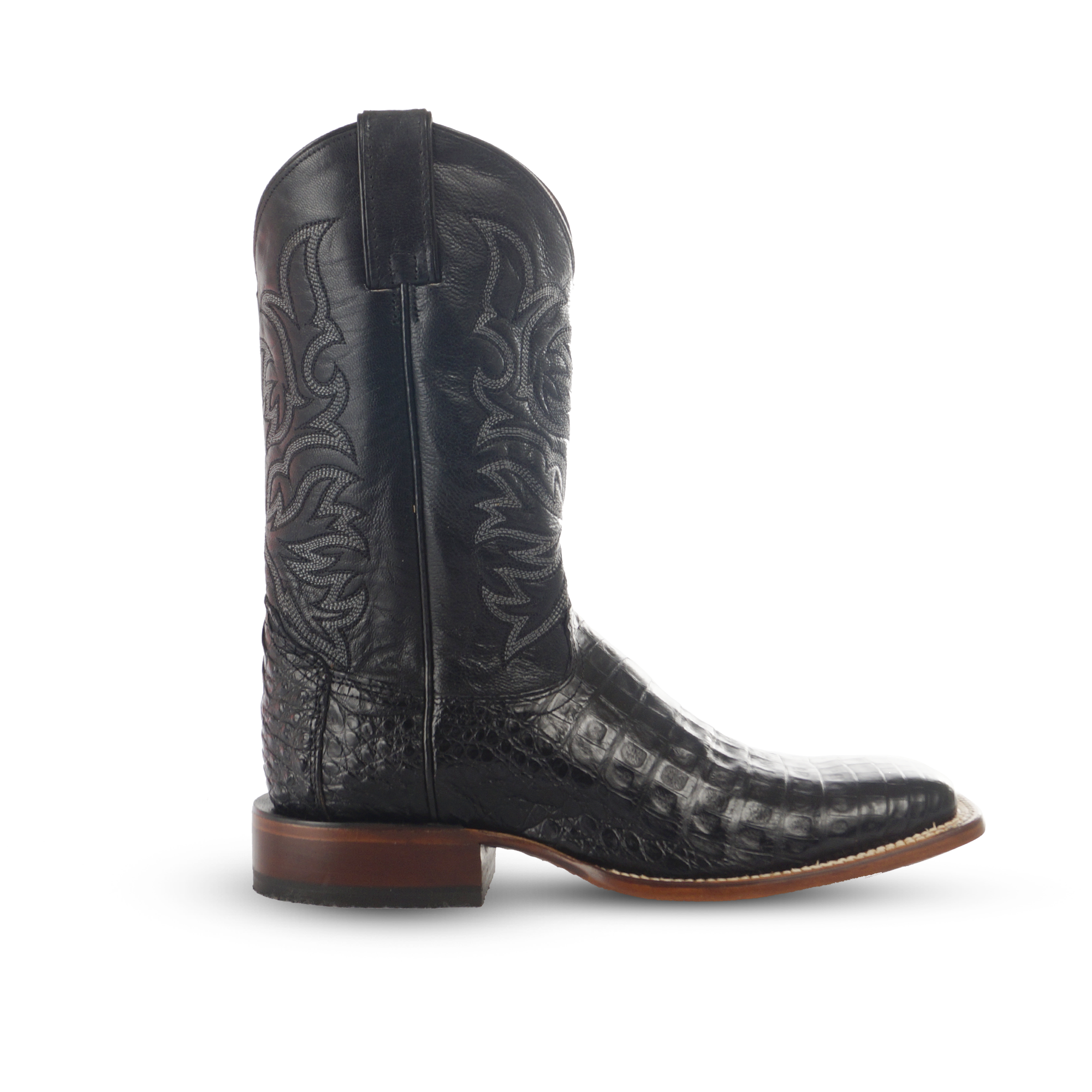 Bota Justin Boots Fuscus Belly Negro